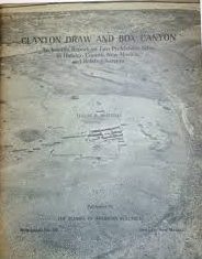 Clanton Draw & Box Canyon: An Interim Report on Two Prehistoric Sites in Hidalgo County, New Mexico, and Related Surveys