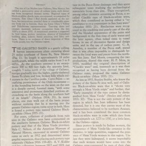 Las Madres in the Light of Anasazi Migrations  (Pamphlet)