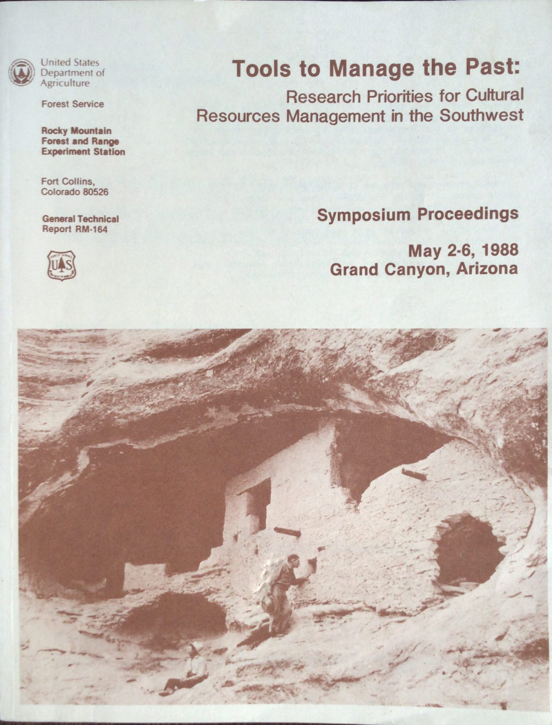 Tools to Manage the Past: Research Priorities for Cultural Resources Management in the Southwest