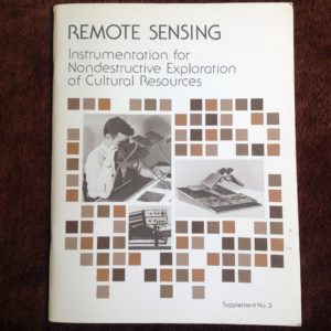 Remote Sensing: Instrumentation for Nondestructive Exploration of Cultural Resources, Supplement No. 2