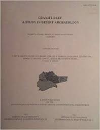 Granite Reef: A Study in Desert Archaeology
