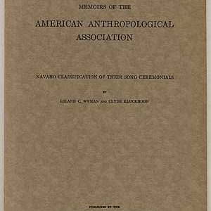 Navaho Classification of Their Song Ceremonials