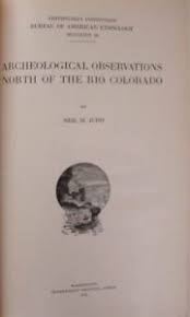 Archeological Observations North of the Rio Colorado