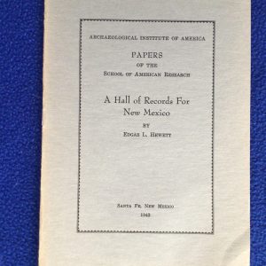 A Hall of Records for New Mexico (Pamphlet)
