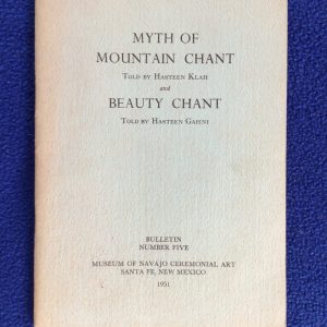 Myth of Mountain Chant and Beauty Chant (Pamphlet)