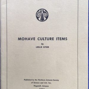 Mohave Culture Items (Pamphlet)