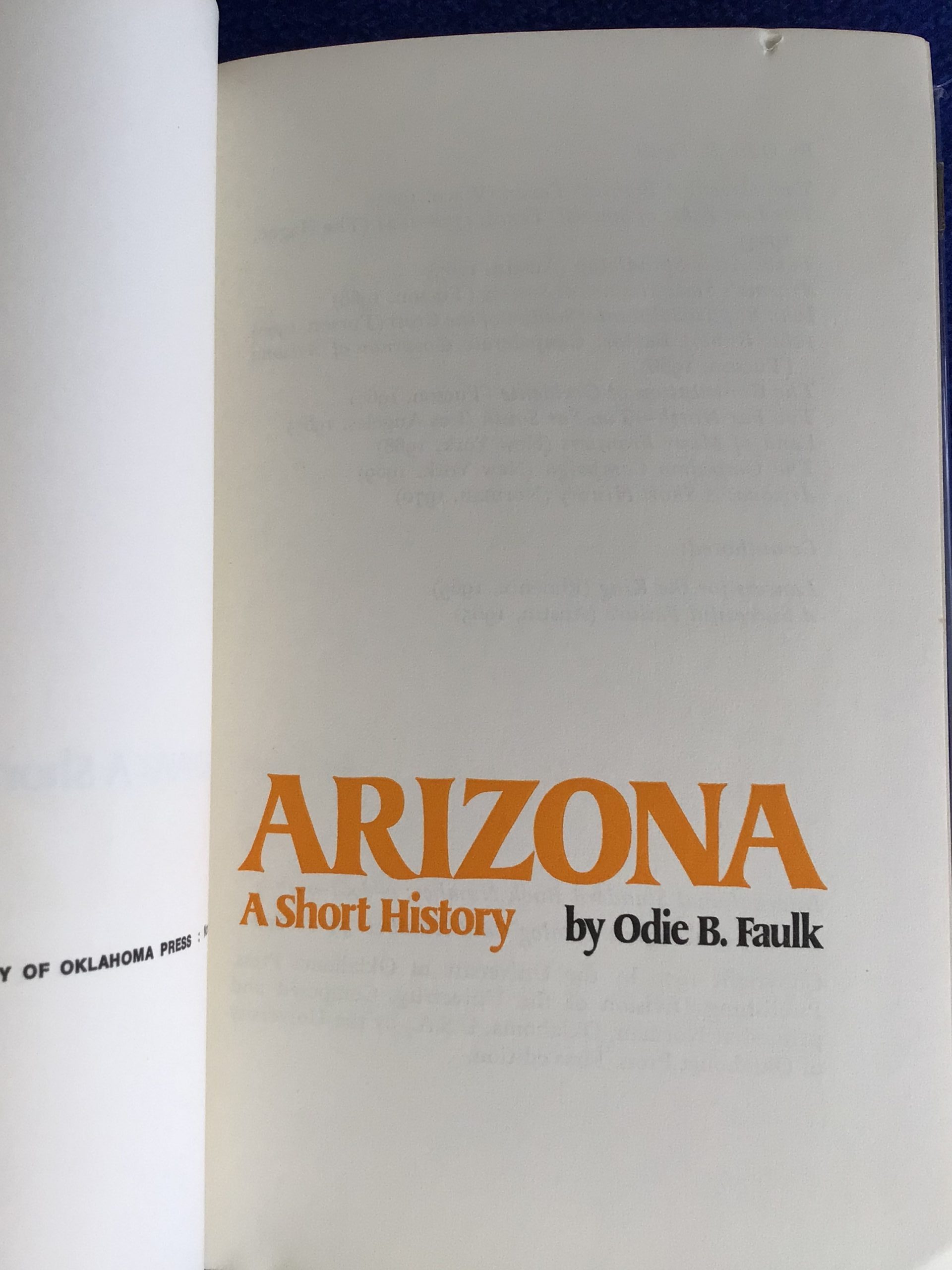 Arizona: A Short History