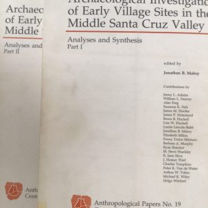 Archaeological Investigations of Early Village Sites in the Middle Santa Cruz Valley: Analyses and Synthesis (Two Volume Set)