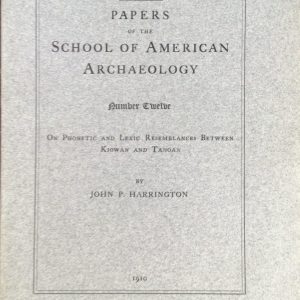On Phonetic and Lexic Resemblances Between Kiowan and Tanoan (Pamphlet)