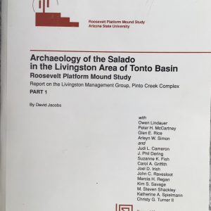 salado archaeology livingston area tonto basin arizona volume 1 jacobs