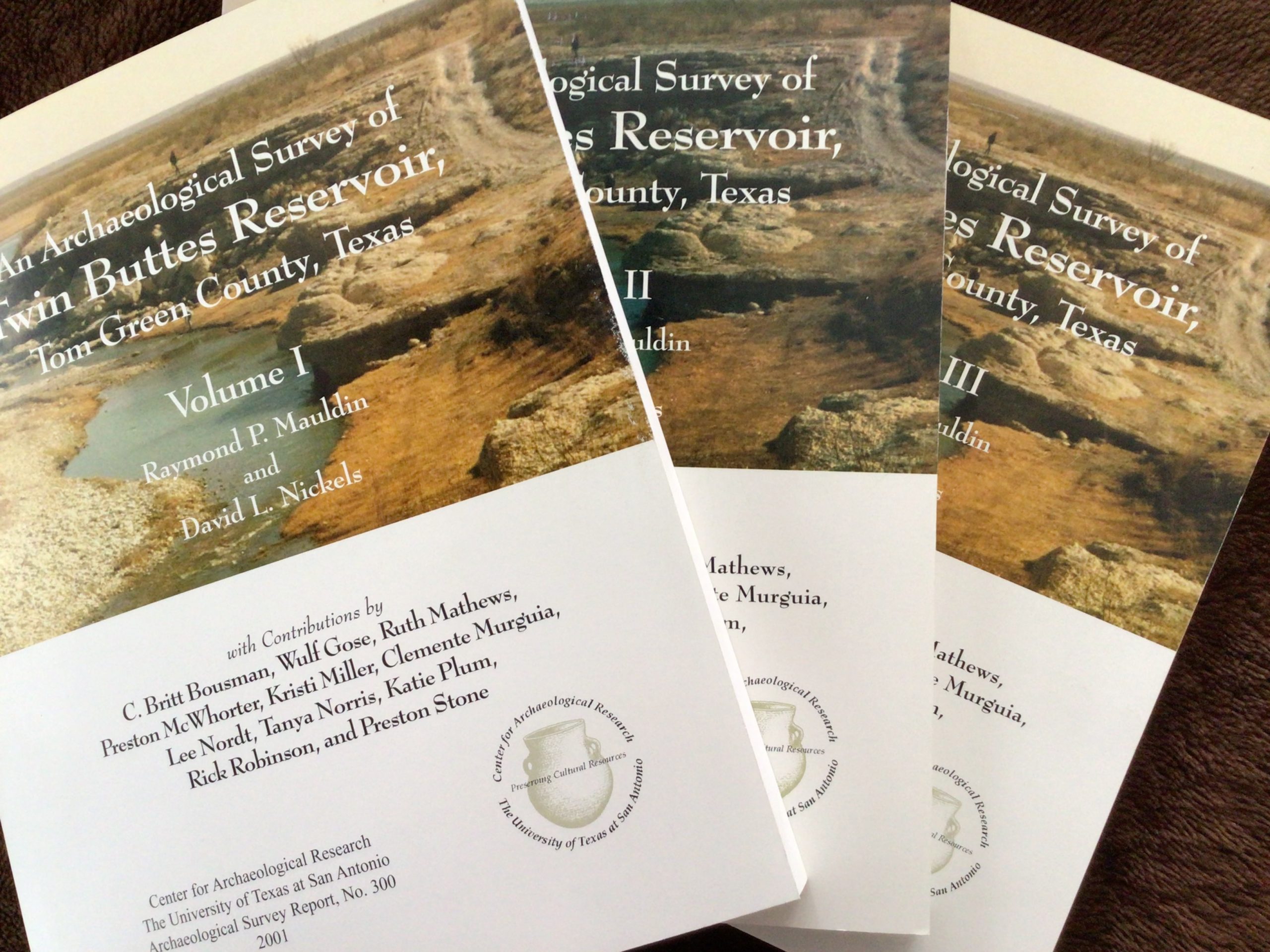twin buttes reservoir texas 3 volume set mauldin