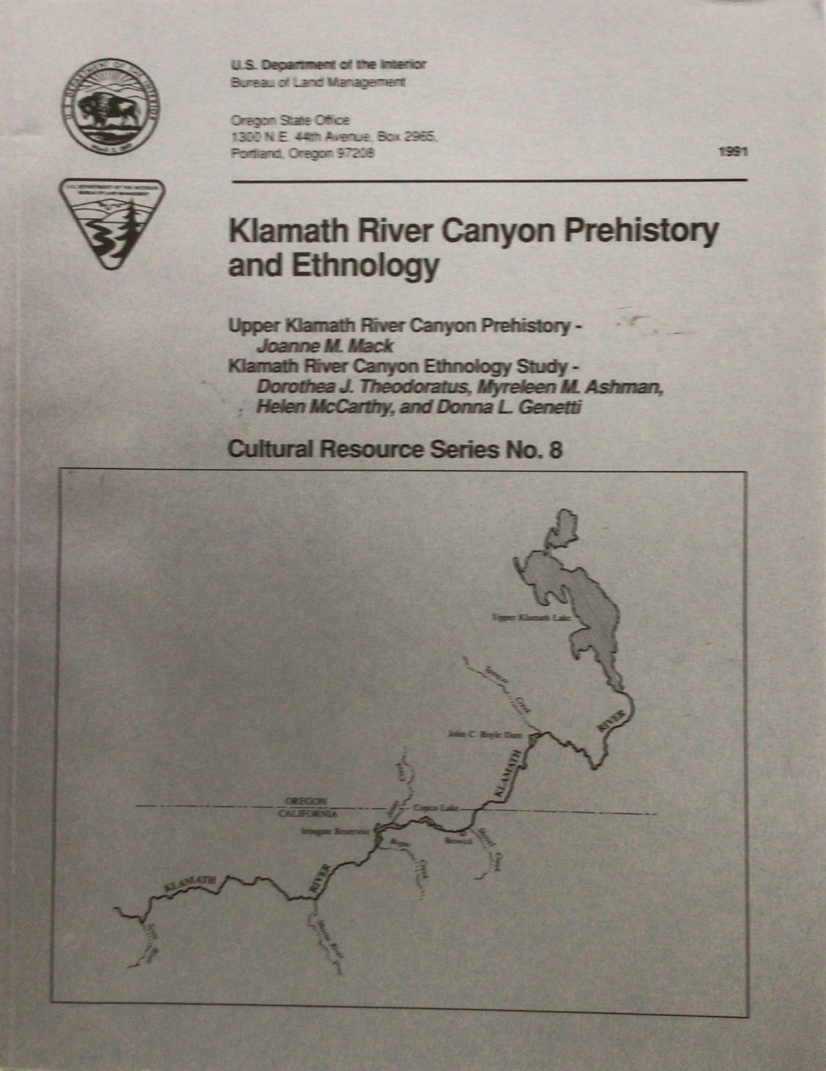klamath river canyon prehistory mack
