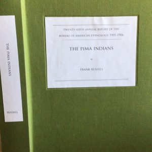 The Pima Indians (Bureau of American Ethnology)