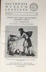 ancient life southern california indians harrington pamphlet