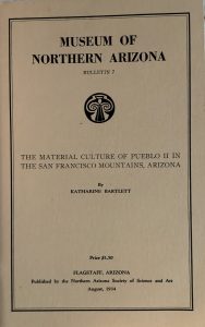 material culture pueblo 2 san francisco mountains arizona bartlett pamphlet