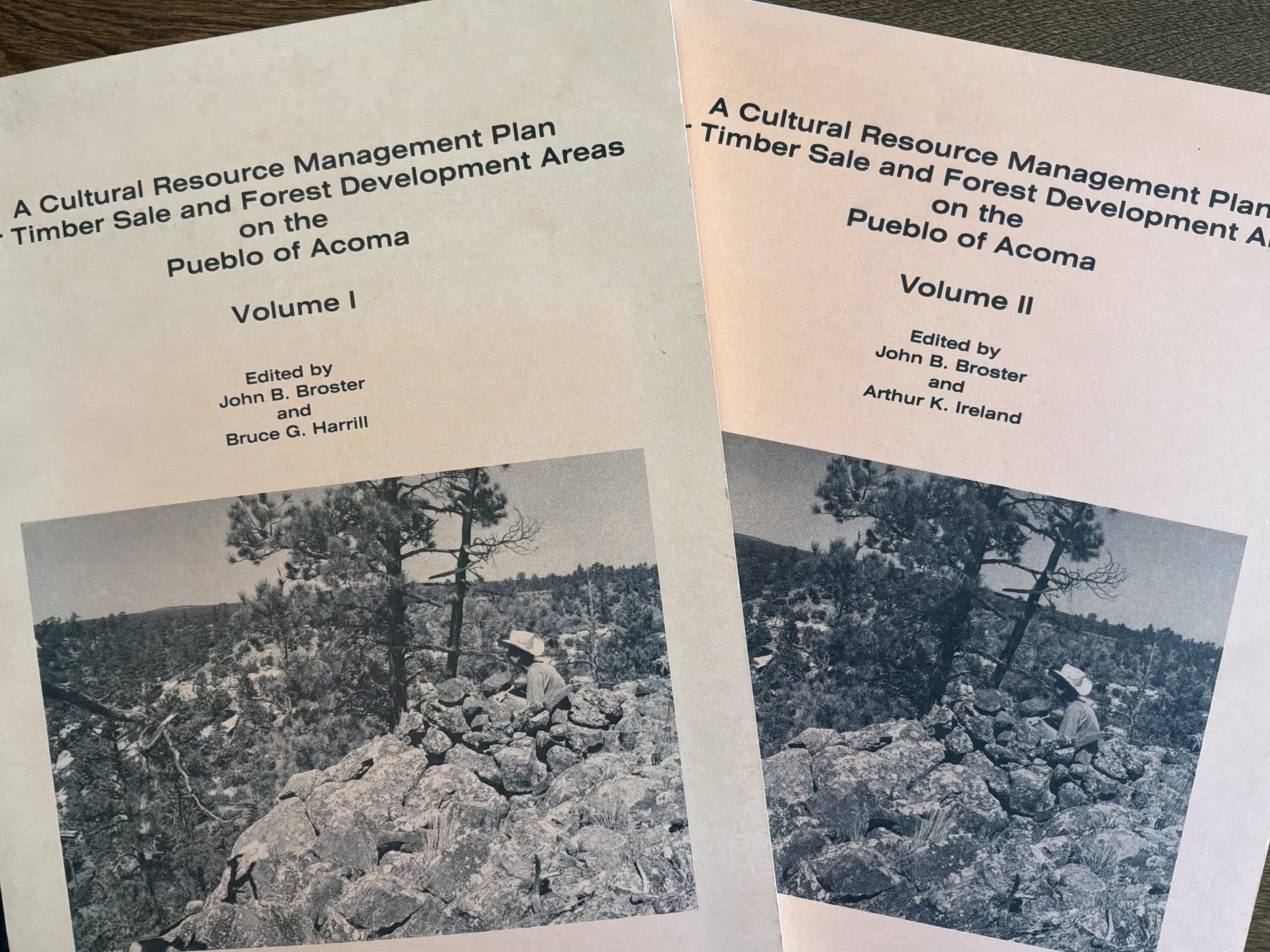 A Cultural Resource Management Plan for Timber Sale and Forest Development Areas on the Pueblo of Acoma (2 Volume Set)