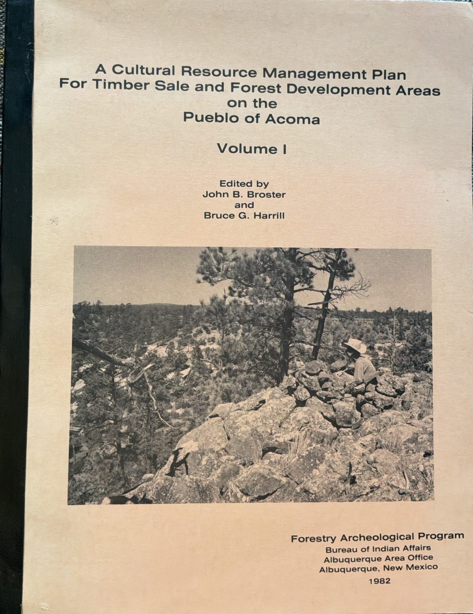 A Cultural Resource Management Plan for Timber Sale and Forest Development Areas on the Pueblo of Acoma (2 Volume Set) - Image 2